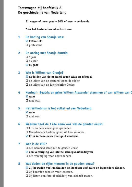 الجزء الاول : اسئلة تدريب علي نموذج امتحان KNM في اللغة الهولندية