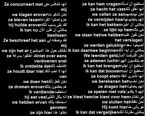 جمل هولندية شائعة تستخدم في حياتك اليومية