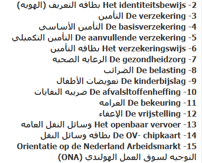 أهم 20 كلمة كثير ما تستخدمهم في اللغة الهولندية